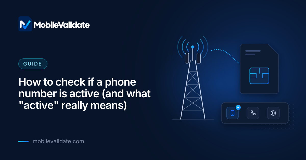 Cover: How to check if a phone number is active (and what "active" really means)