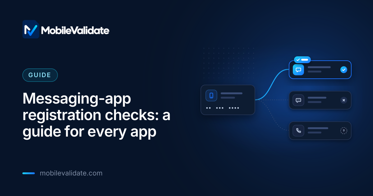 Cover: Messaging-app registration checks: a guide for every app