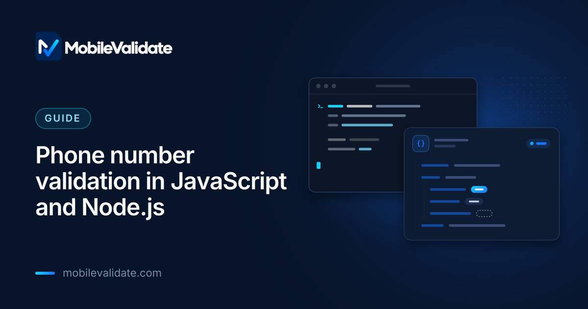 Cover: Phone number validation in JavaScript and Node.js