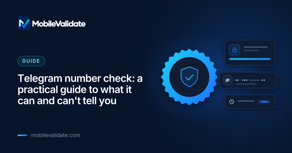 Cover: Telegram number check: a practical guide to what it can and can't tell you