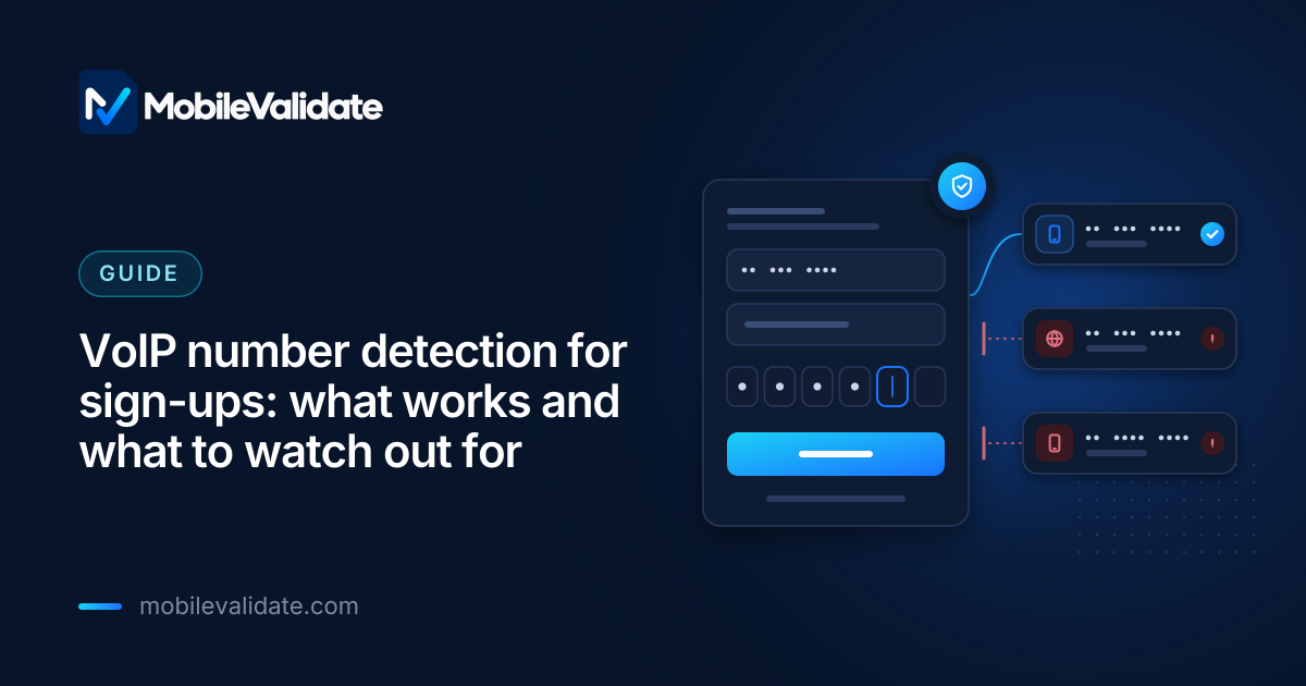 Cover: VoIP number detection for sign-ups: what works and what to watch out for