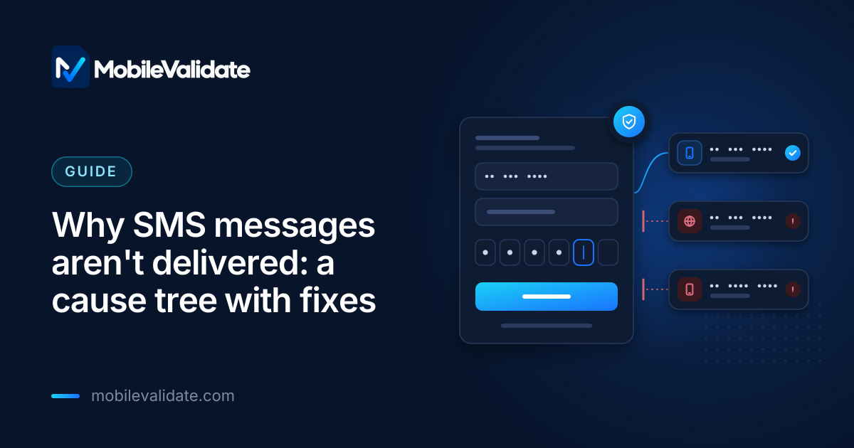 Cover: Why SMS messages aren't delivered: a cause tree with fixes